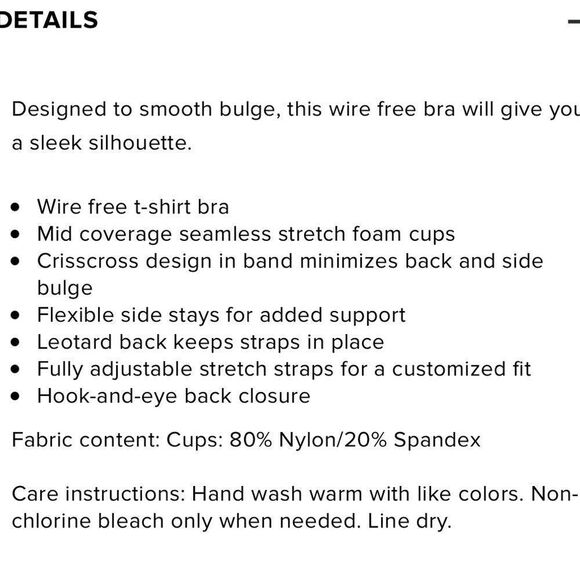 Wacoal beige Ultimate Side Smoother Wire Free T-Shirt Bra size 32D - Picture 3 of 7